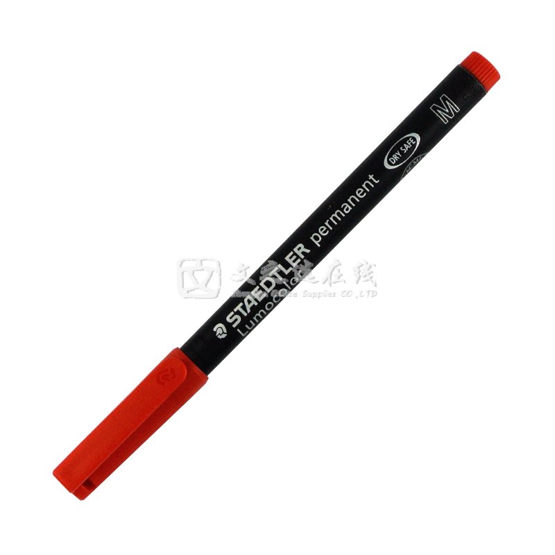 施德楼Staedtler 317M 1.0mm 红色 10支/盒 投影胶片笔