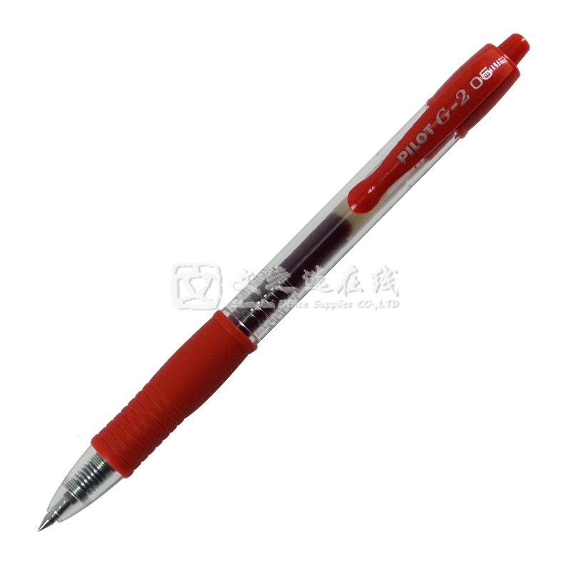 百乐Pilot G-2 BL-G2-5-R 0.5mm 红色 12支/盒 按制式水笔