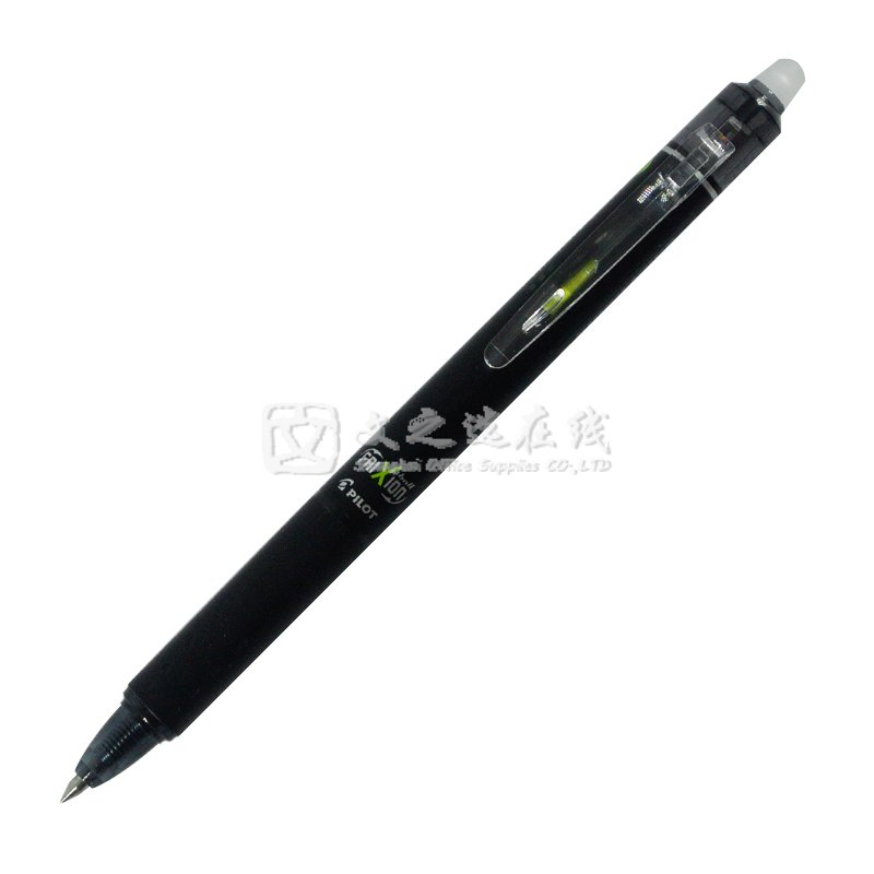 百乐Pilot LFBK-23EF-B 0.5mm 黑色 按制式 摩磨擦 可擦写水笔