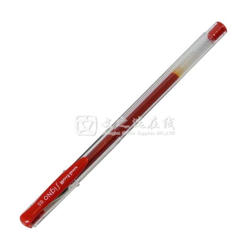 三菱Uni UM-100 0.5mm 红色 10支/盒 水笔