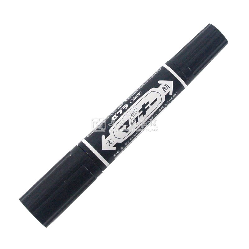 斑马Zebra MO-150-MC 粗 黑色 10支/盒 双头记号笔