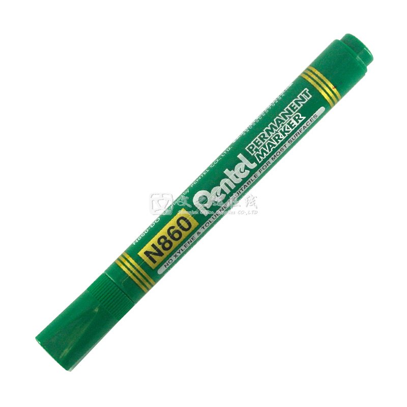 派通Pentel N860 绿色 12支/盒 记号笔