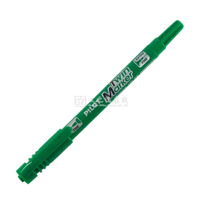 百乐Pilot SCA-TM-G 绿色 12支/盒 双头记号笔