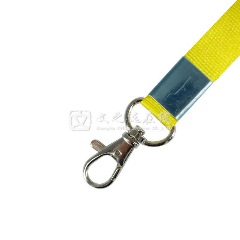 国产 1.5cm 黄色 丝光胸卡绳