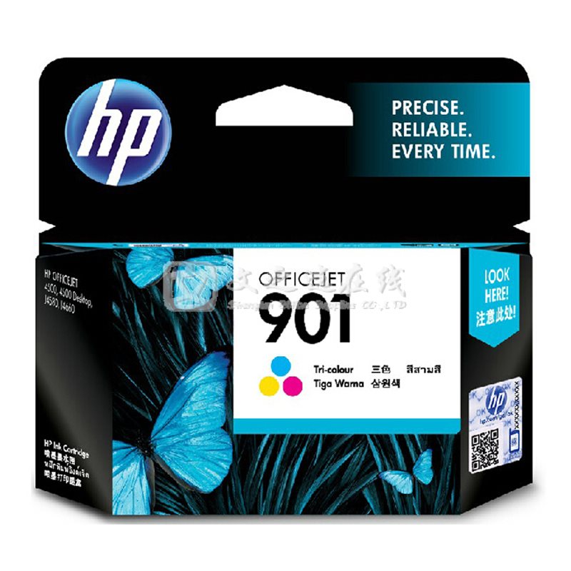 惠普HP CC656AA（901）彩色 墨盒