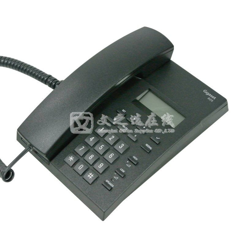 集怡嘉Gigaset 825 免提/液晶 黑色 电话机