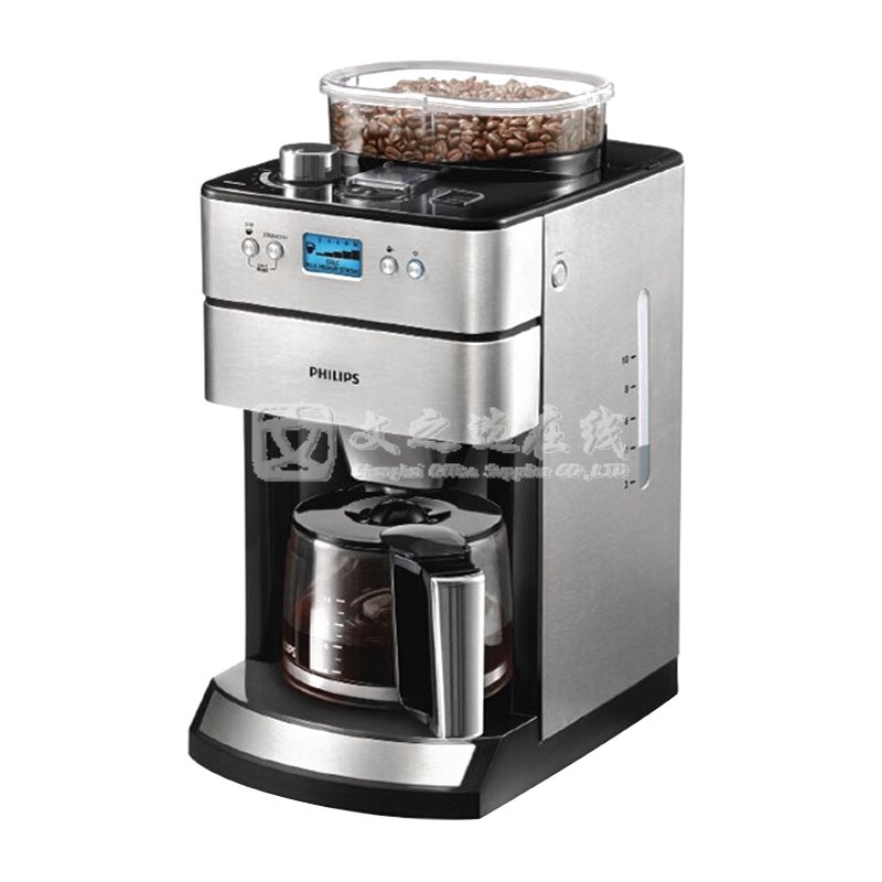 飞利浦Philips HD7751 滴漏式 2-10杯 自动磨豆咖啡机