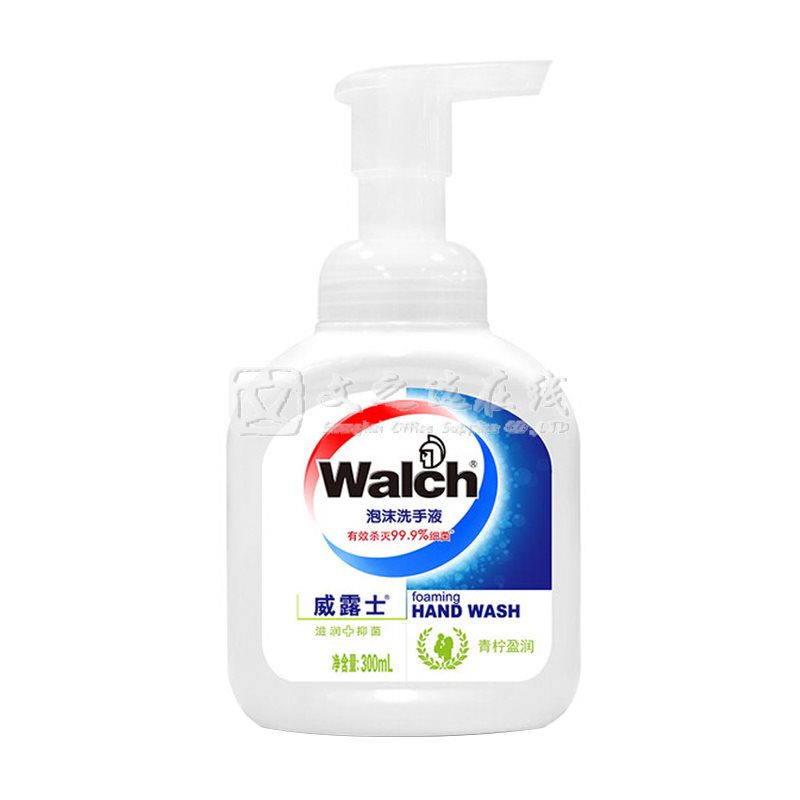威露士Walch 300ml/瓶 青柠盈润 泡沫抑菌洗手液