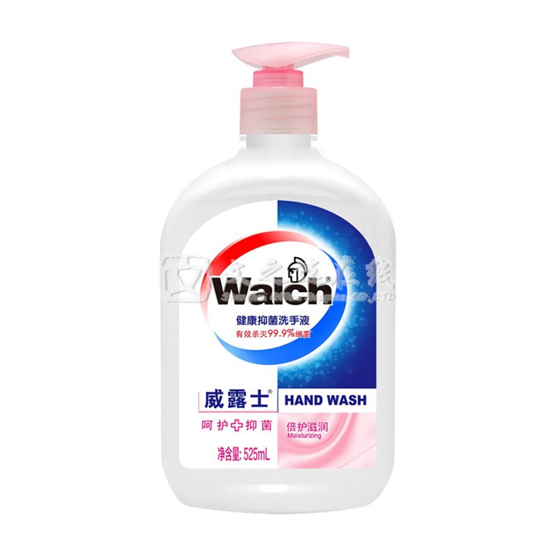 威露士Walch 525ml/瓶 24瓶/箱 倍护滋润 健康抑菌洗手液