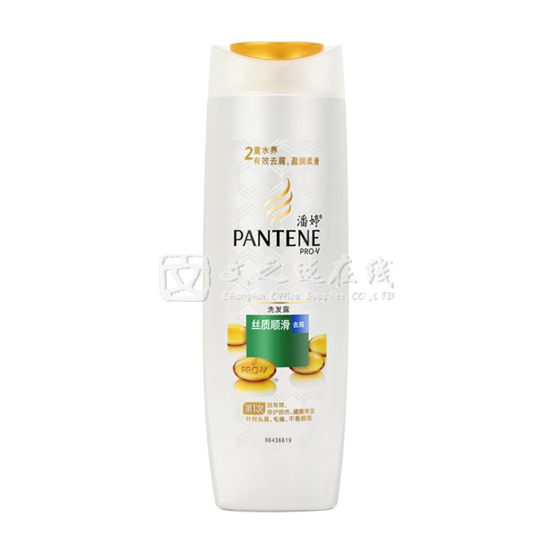 潘婷Pantene 400ml/瓶 丝质顺滑 去屑洗发露