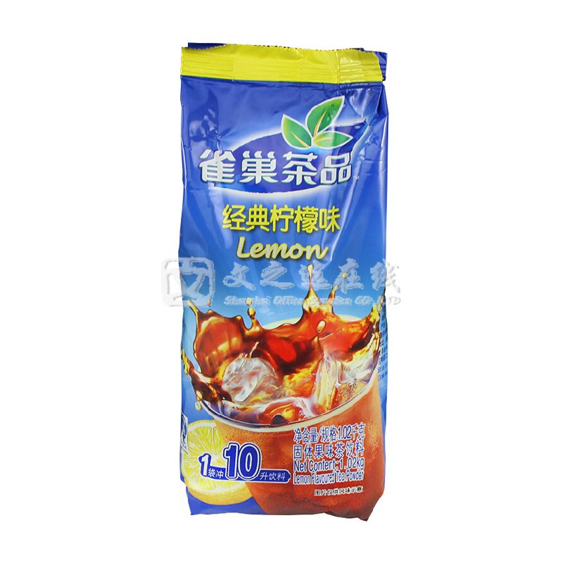 雀巢Nestle 1020g/袋 柠檬味 冰爽茶 速溶饮料