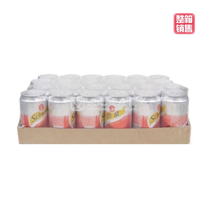 怡泉Schweppes 330ml*24听/箱 干姜水（整箱）