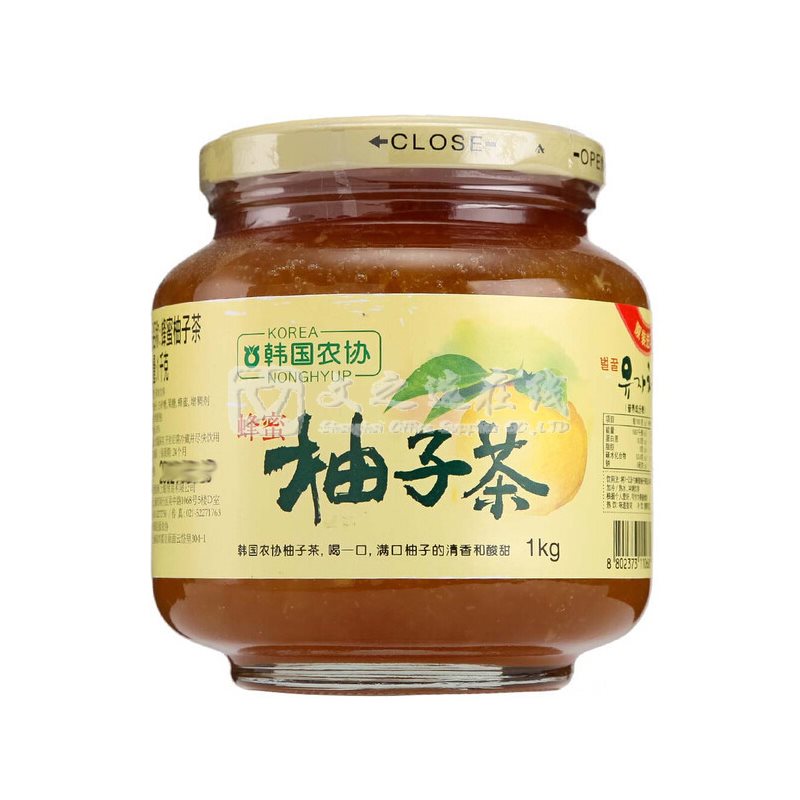 韩国农协Korea nonghyup 1kg/瓶 蜂蜜柚子茶