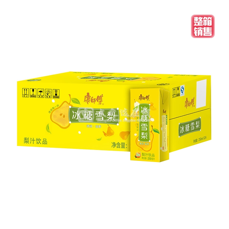 康师傅 250ml*24盒/箱 冰糖雪梨（整箱）