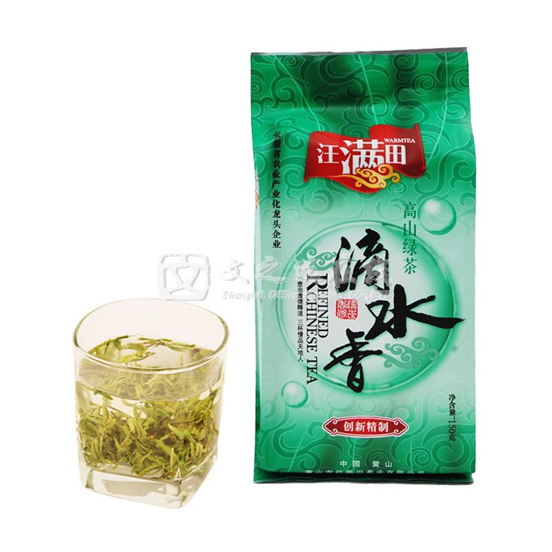 汪满田 150g/袋 滴水香 二级绿茶