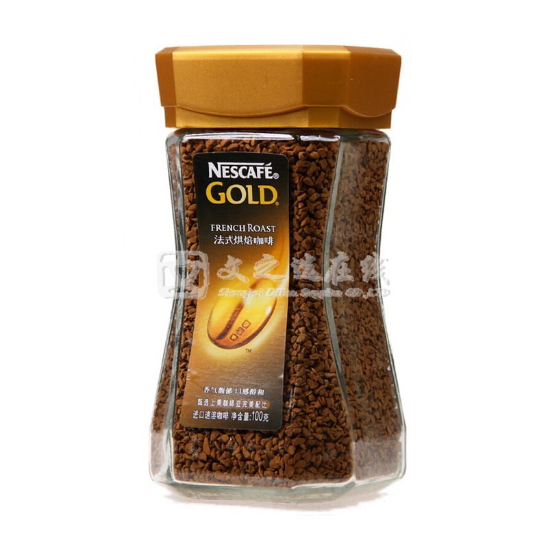 雀巢Nescafe 100g/瓶 经典原味 金牌速溶咖啡粉