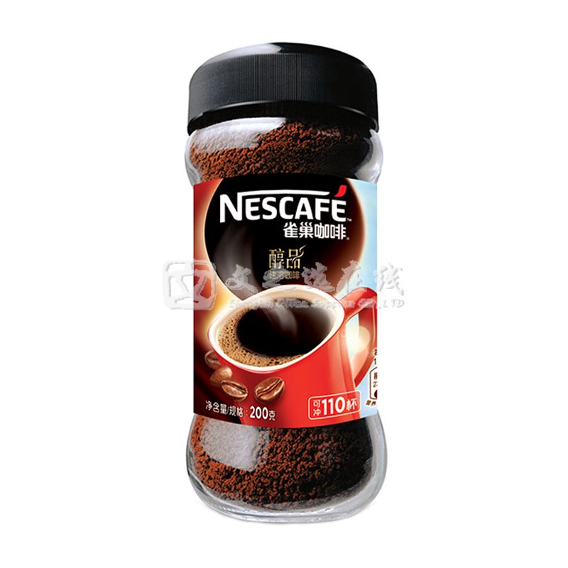 雀巢Nescafe 200g/瓶 12瓶/箱 纯咖啡