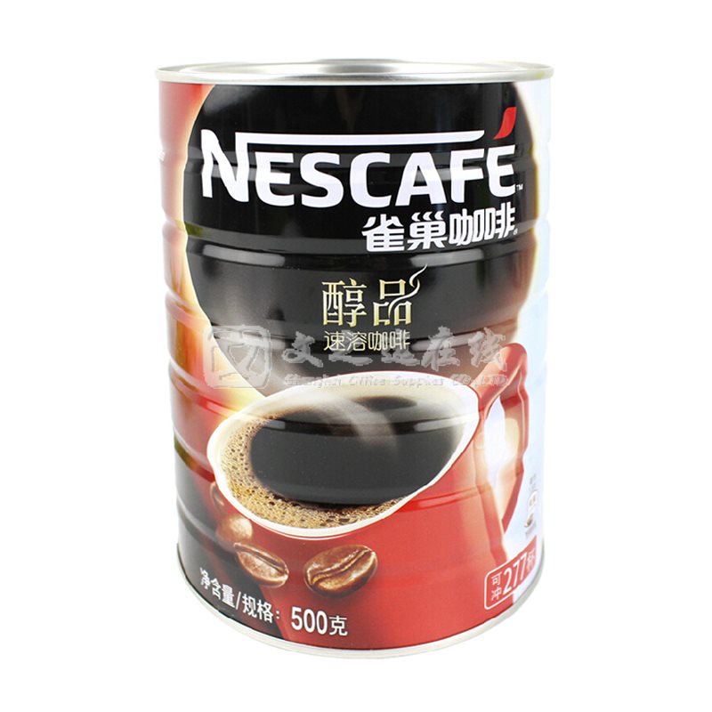 雀巢Nescafe 500g/罐 醇品 速溶咖啡/纯咖啡（罐装）