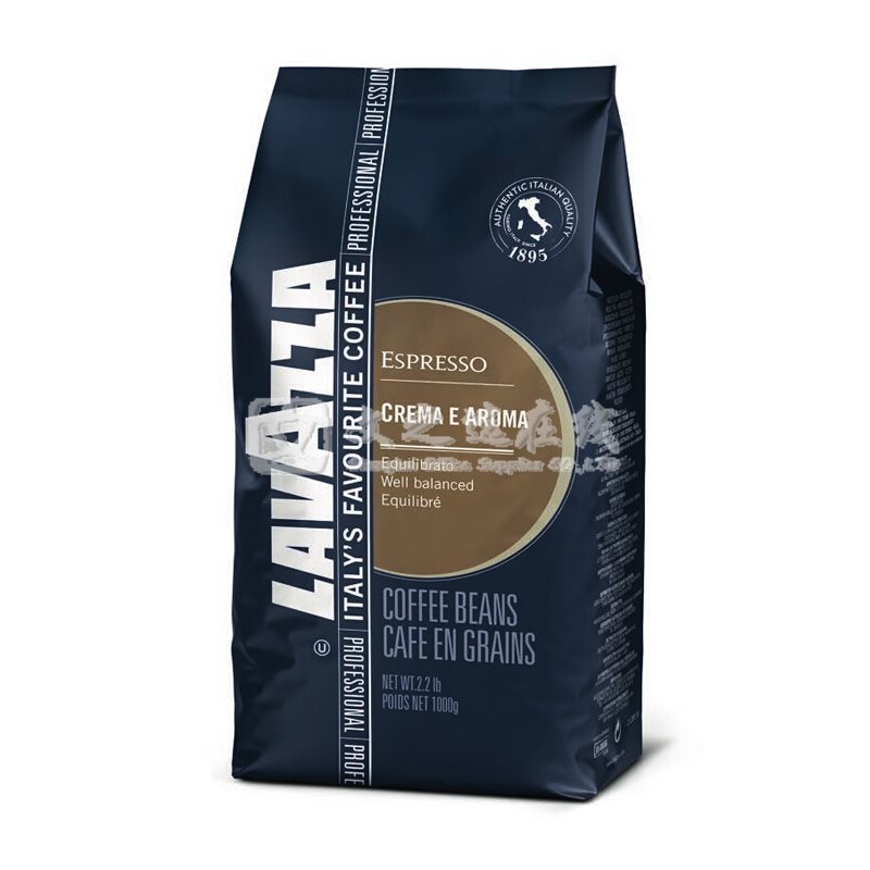 乐维萨Lavazza 1kg/包 Crema e Aroma 6包/箱 特醇香浓味 咖啡豆
