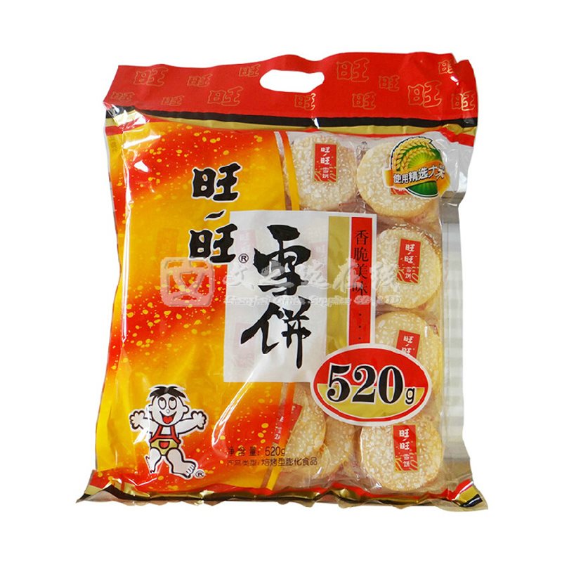 旺旺 520g/包 6包/箱 雪饼