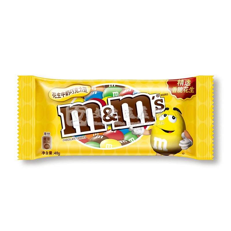 M&M 40g/包 24包/盒 花生巧克力豆