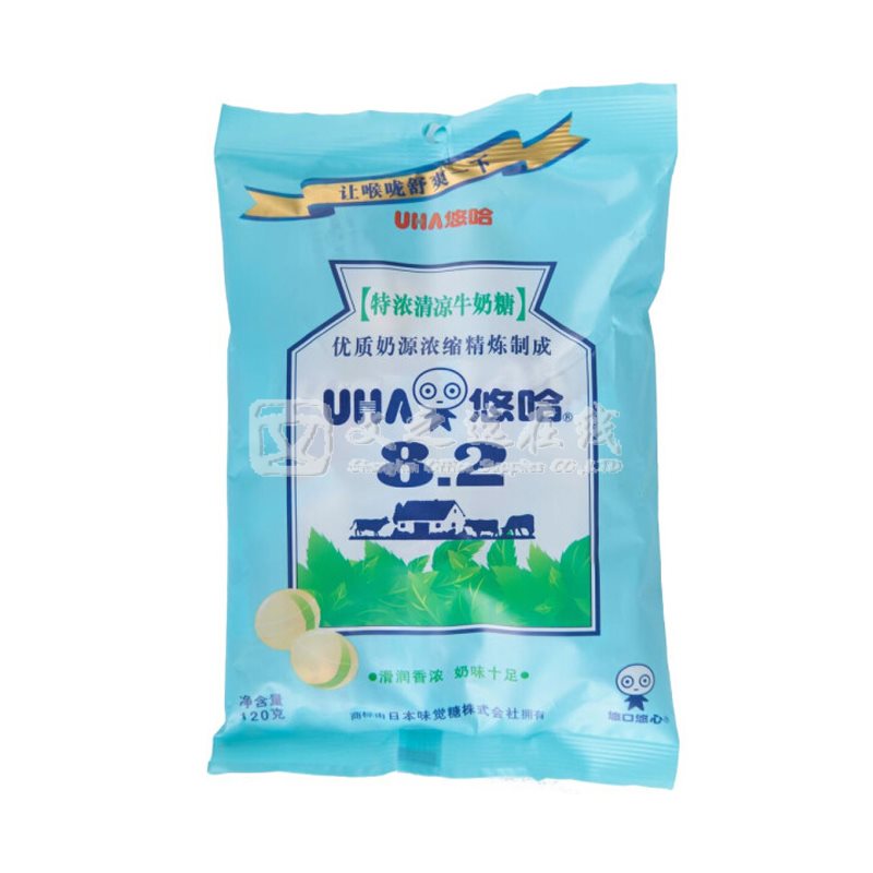 悠哈Uha 120g/袋 特浓清凉牛奶糖