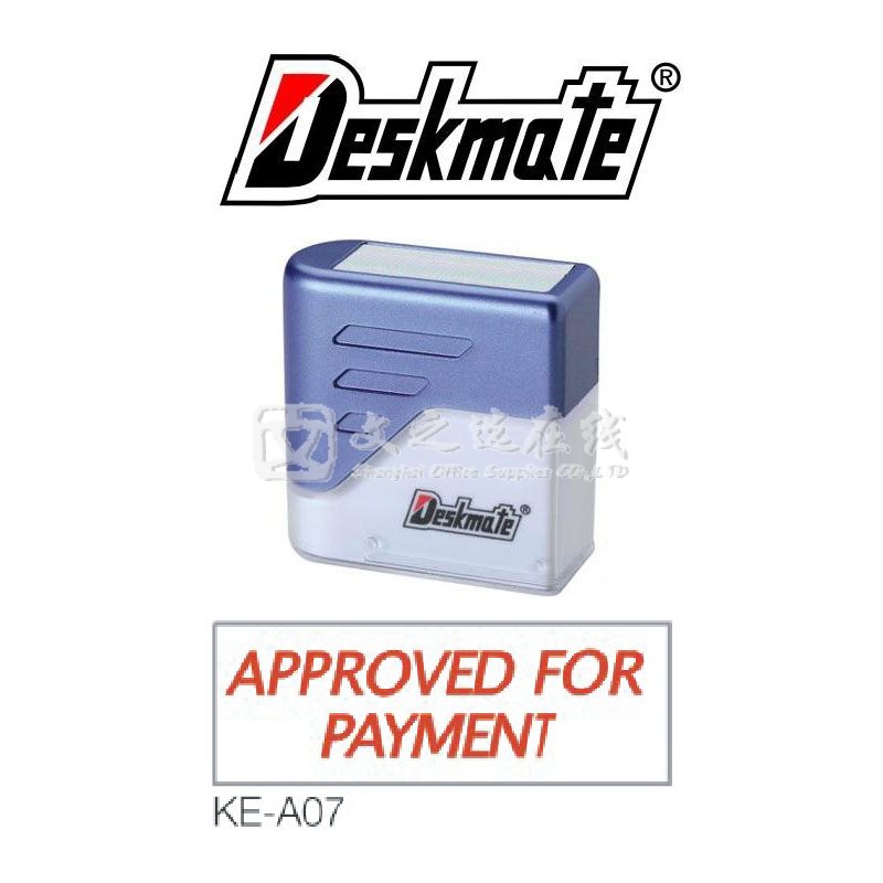 德士美Deskmate KE-A07 APPROVED FOR PAYMENT 万次章