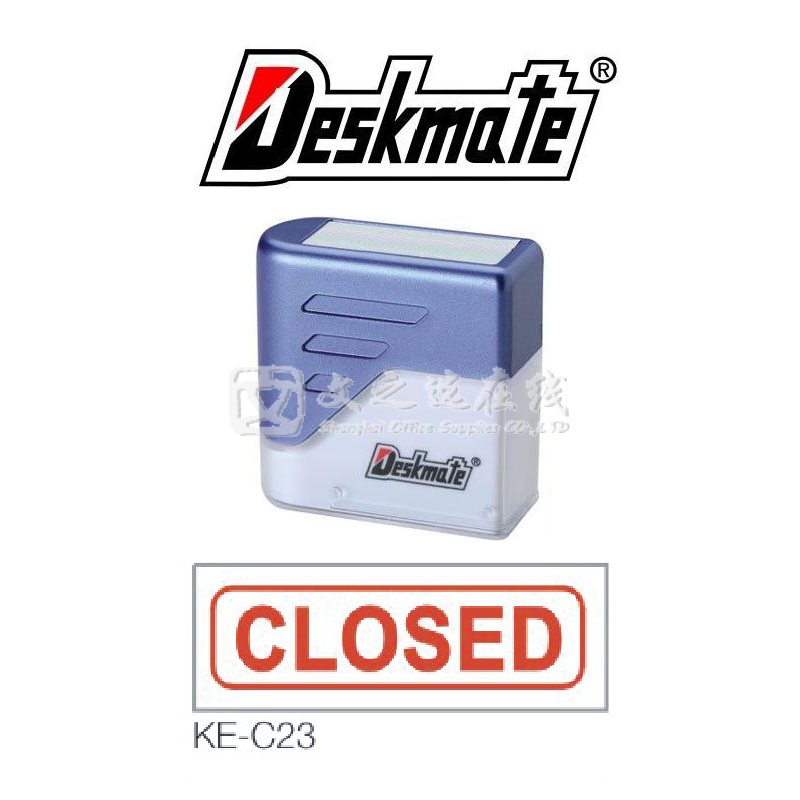 德士美Deskmate KE-C23 CLOSED 万次章（带框）
