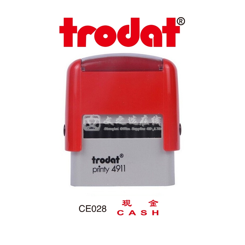 卓达Trodat CE028 现金 CASH 通用回墨印章