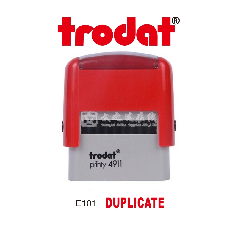 卓达Trodat E101 DUPLICATE 通用回墨印章