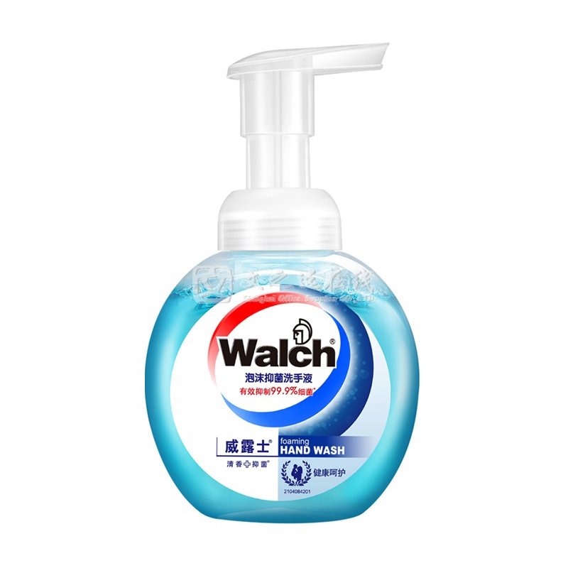 威露士Walch 225ml/瓶 健康呵护 泡沫抑菌洗手液