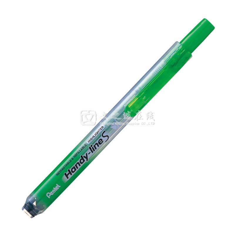 派通Pentel SXS15 绿色 12支/盒 伸缩式荧光笔