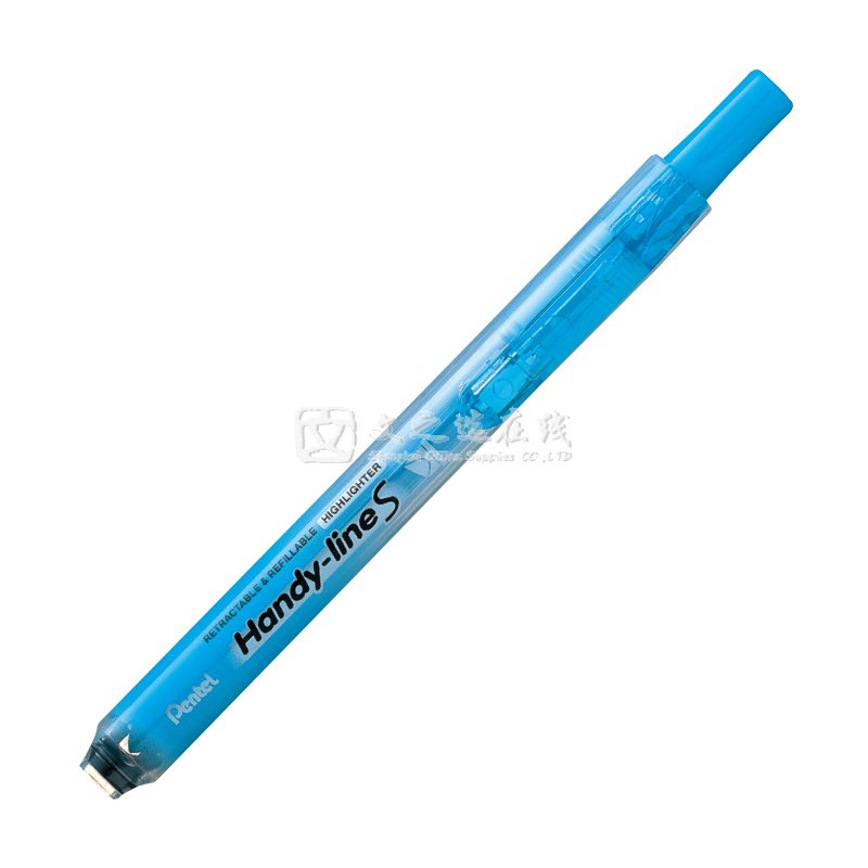 派通Pentel SXS15 蓝色 12支/盒 伸缩式荧光笔