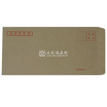 国产 5# 中式 220*110mm  20个/封 牛皮纸信封