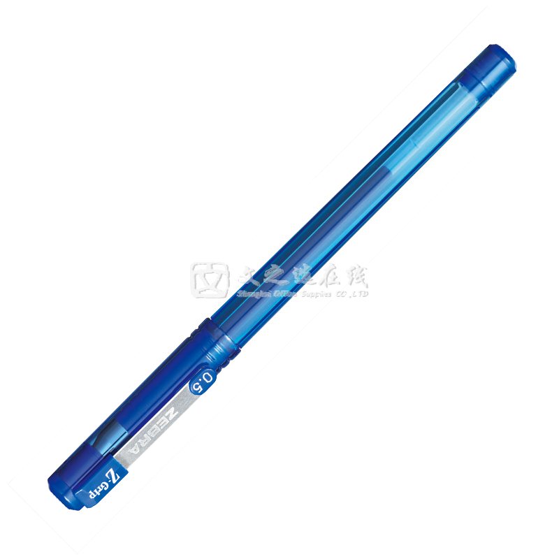 斑马Zebra C-JJ1-CN 0.5mm 蓝色 10支/盒 拔帽式水笔
