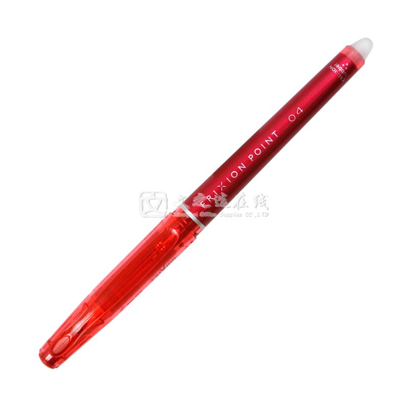 百乐Pilot LF-22P4-R 0.4mm 红色 摩磨擦 可擦写水笔