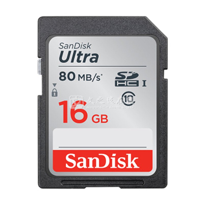 闪迪SanDisk 16G Class10 80MB/s UHS-I 至尊高速SDHC存储卡