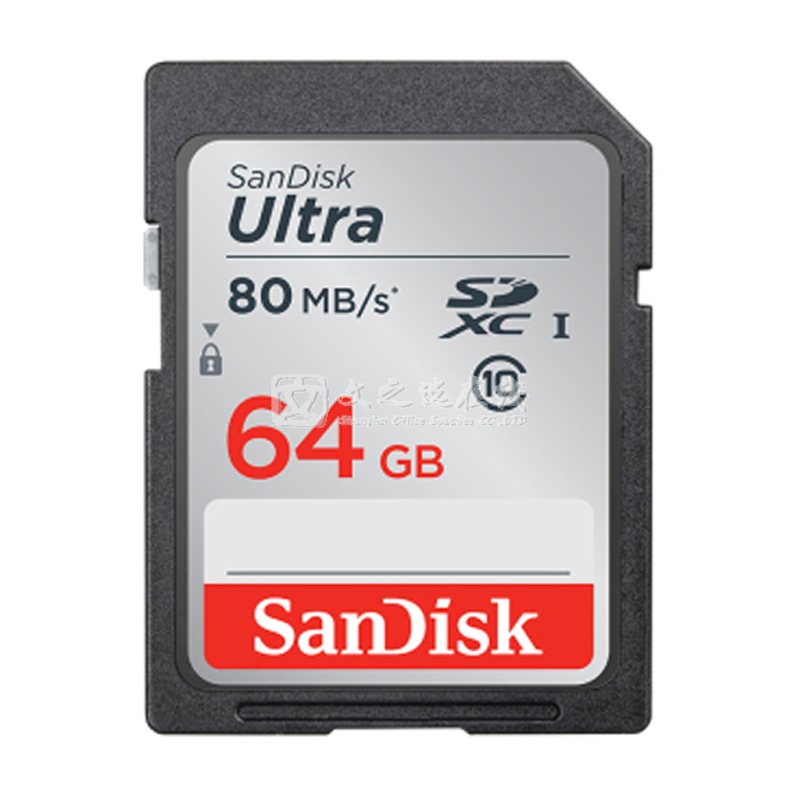 闪迪SanDisk SDSDUNC-064G-ZS6IN 64G Class10 140MB/s UHS-I 至尊高速SDXC存储卡