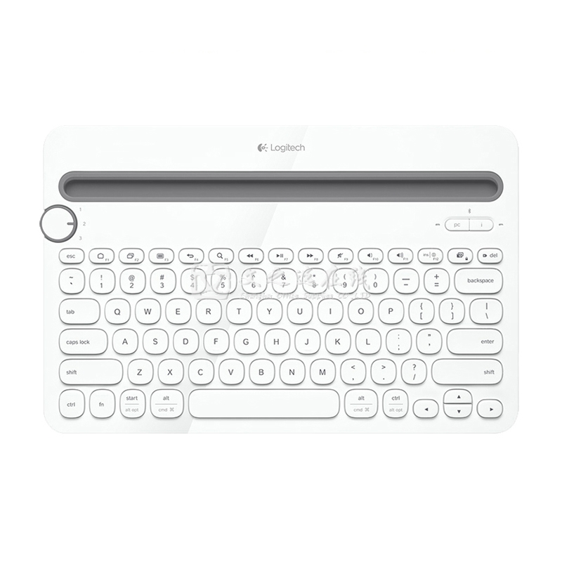 罗技Logitech K480 白色 多功能蓝牙键盘