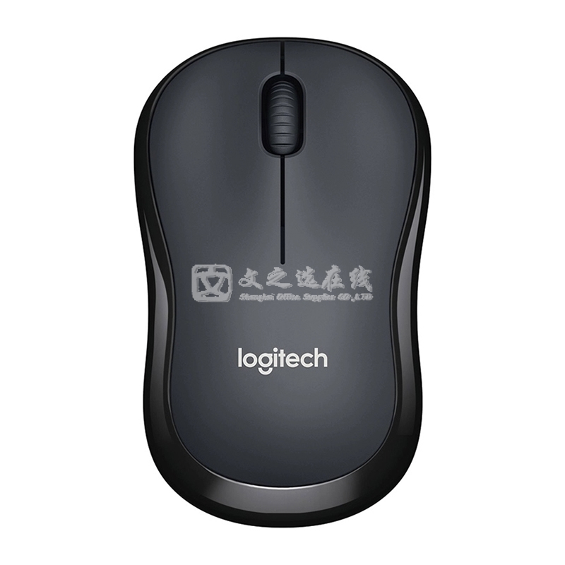 罗技Logitech M220 灰黑色 无线静音鼠标