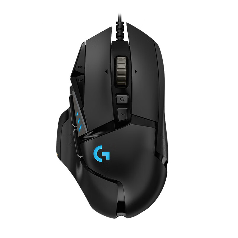 罗技Logitech G502 HERO 主宰者款 黑色 有线鼠标