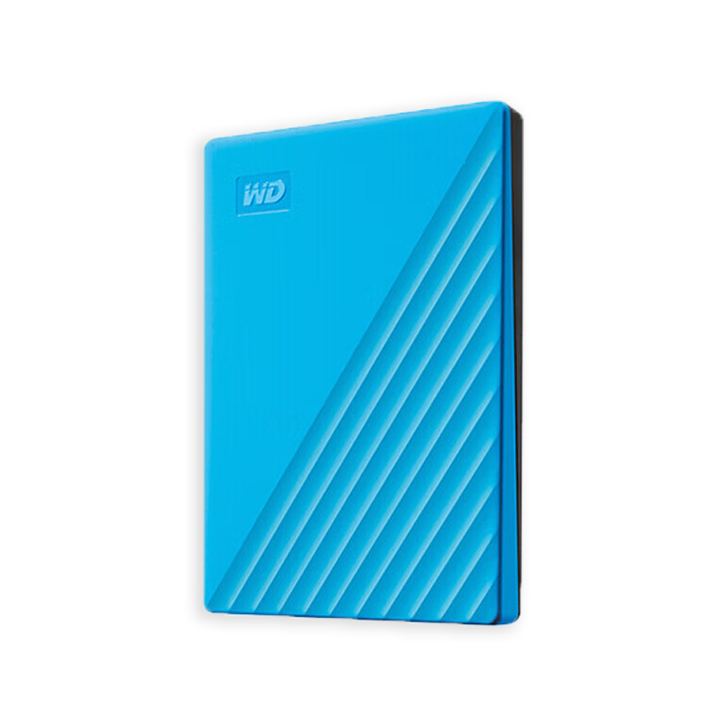 西部数据WD WDBYVG0020BBL My Passport 随行版 2TB 2.5英寸 USB3.0 活力蓝 移动硬盘