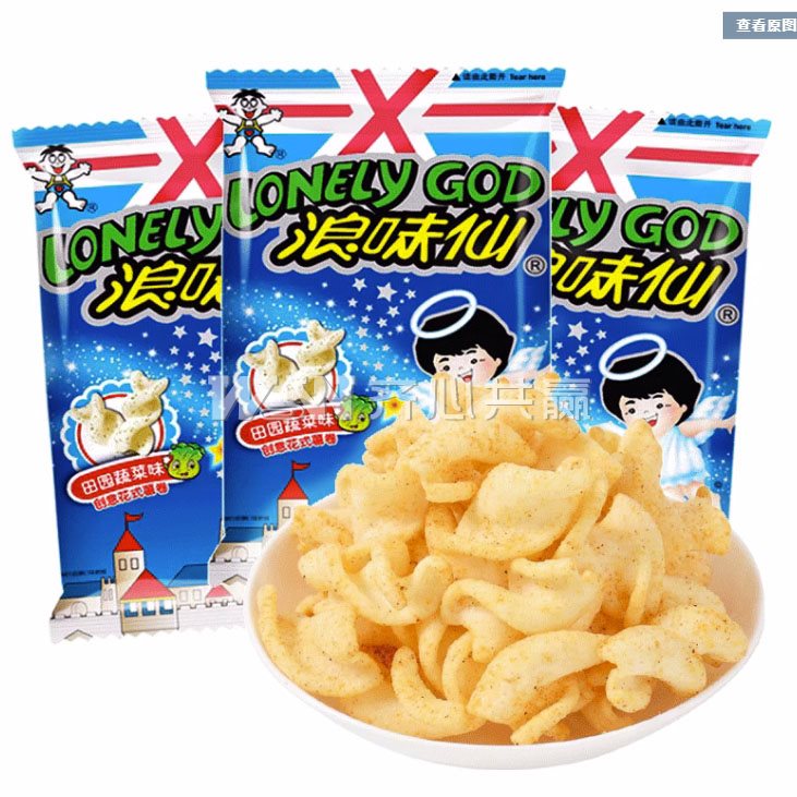 浪味仙 10g*10包/组 蔬菜味 创意花式薯卷
