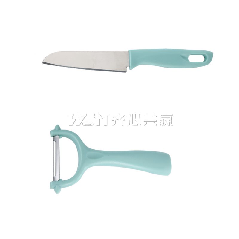 美厨Maxcook MCD035 水果刀+削皮刀/套 不锈钢 刀具套装