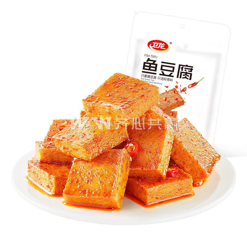 卫龙 180g/200g袋 随机发货 约12小包 香辣味 鱼豆腐