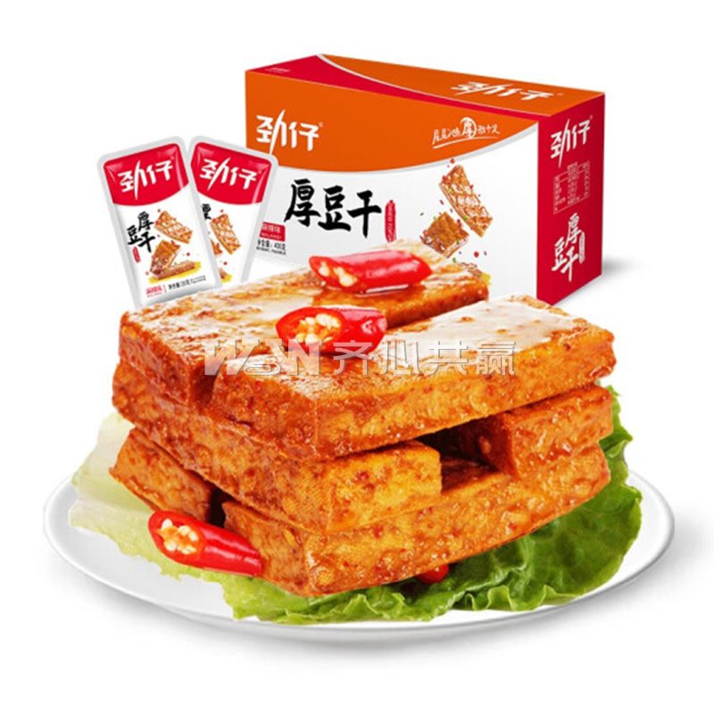 劲仔 20g*20包/盒 麻辣味 厚豆干