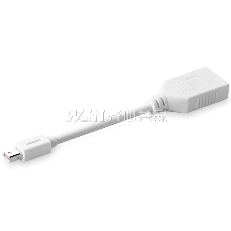 绿联Ugreen 10445 Mini DP转DP 公对母 转换器