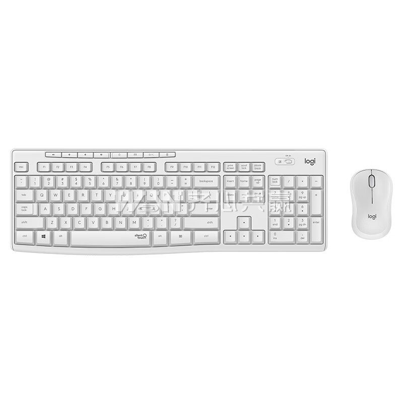 罗技Logitech MK295 白色 无线键鼠套装