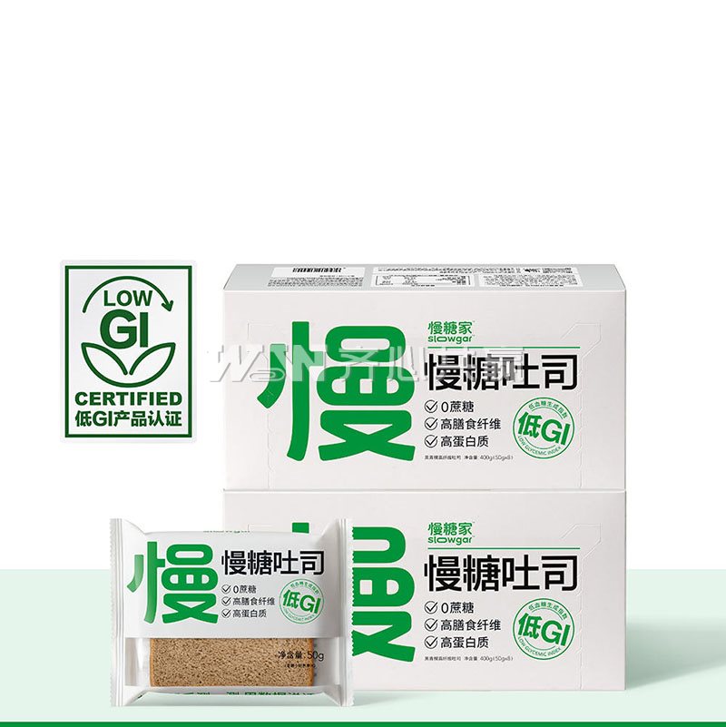 慢糖家 400g/箱 2箱/组 慢糖吐司