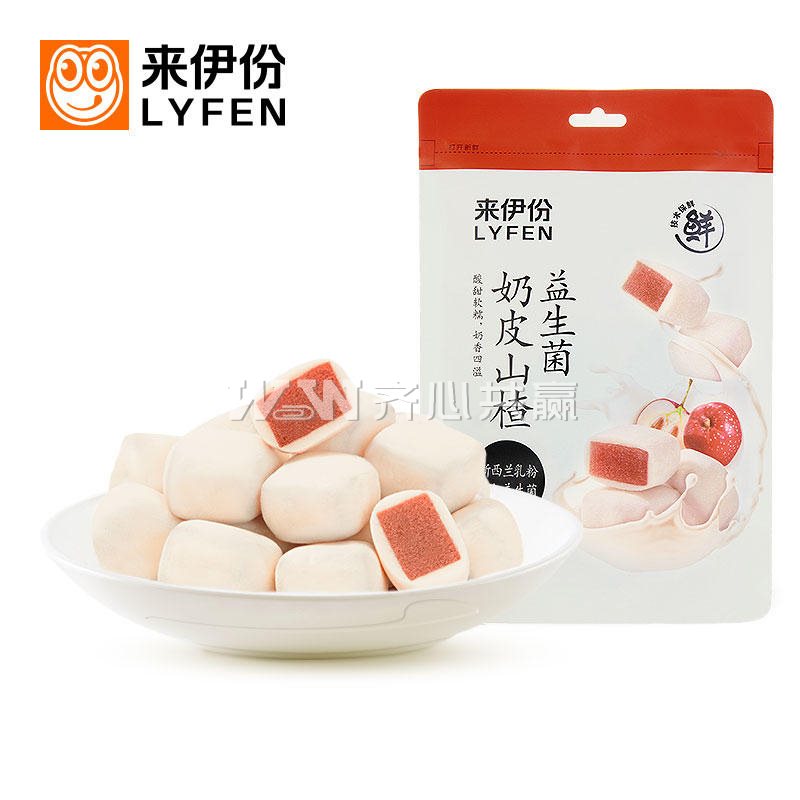 来伊份 58g/袋 益生菌奶皮山楂
